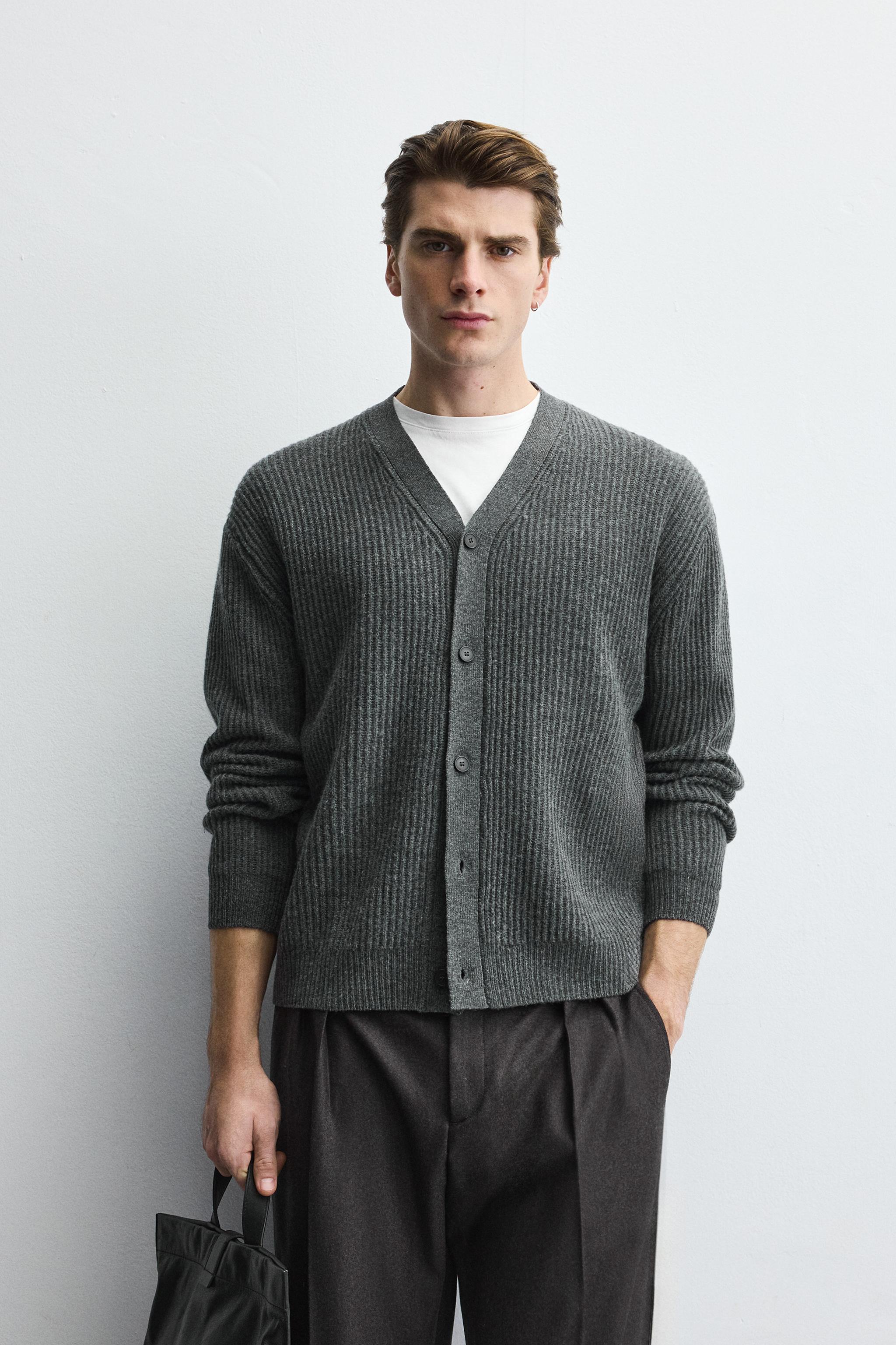 CARDIGAN EN LAINE STRUCTURÉ